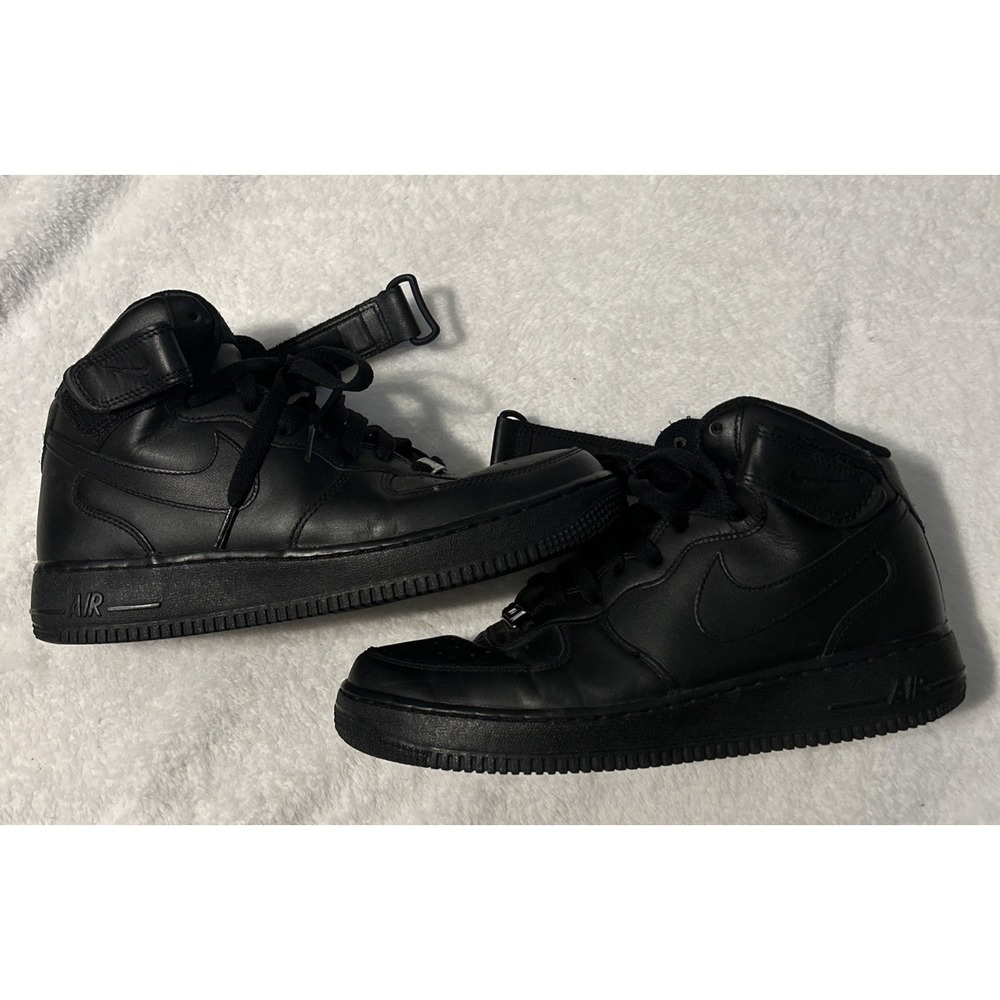 Nike Air Force 1 Triple Black - Men's 8 315123-001